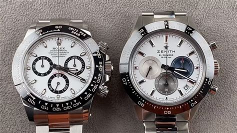 rolex daytona movimento zenith imitazione|zenith el primer vs rolex.